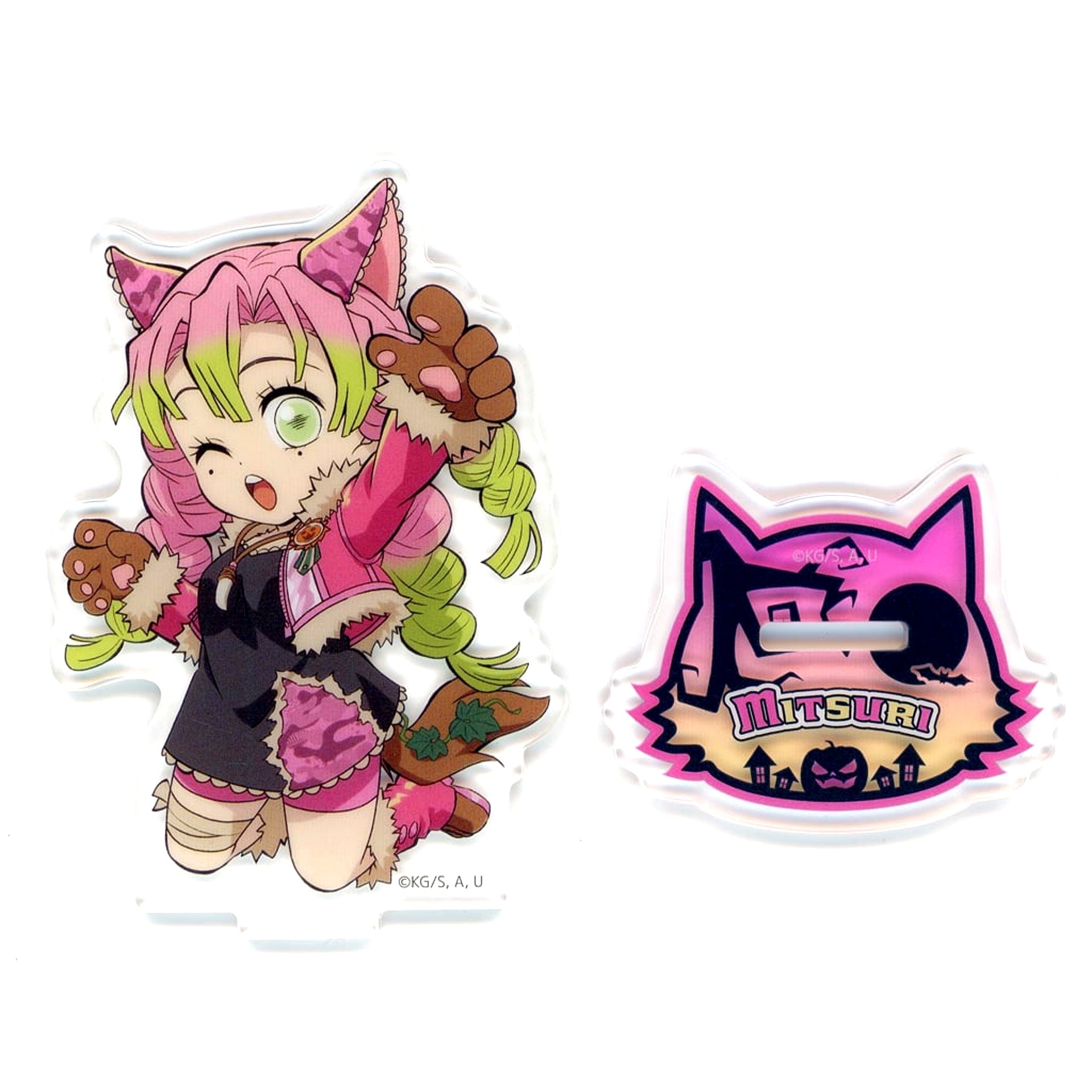 Mitsuri Kanroji Demon Slayer: Kimetsu no Yaiba x ufotable Cafe x Machi Asobi CAFE x ufotable DINING Halloween Event 2025 Random Acrylic Stand B [USED]