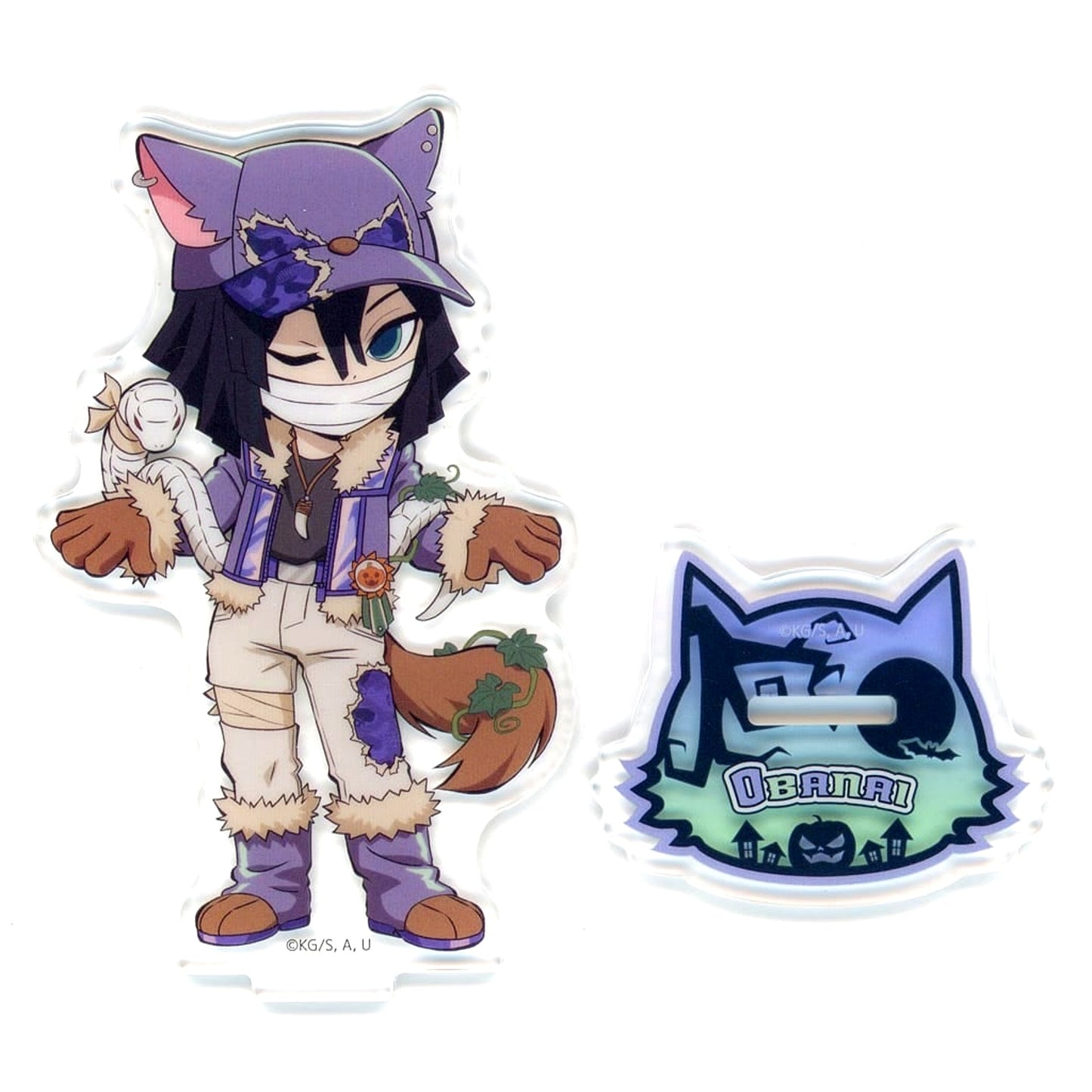 Obanai Iguro Demon Slayer: Kimetsu no Yaiba ufotable Cafe x Machi Asobi Cafe x ufotable DINING Halloween Event 2025 Random Acrylic Stand B [USED]