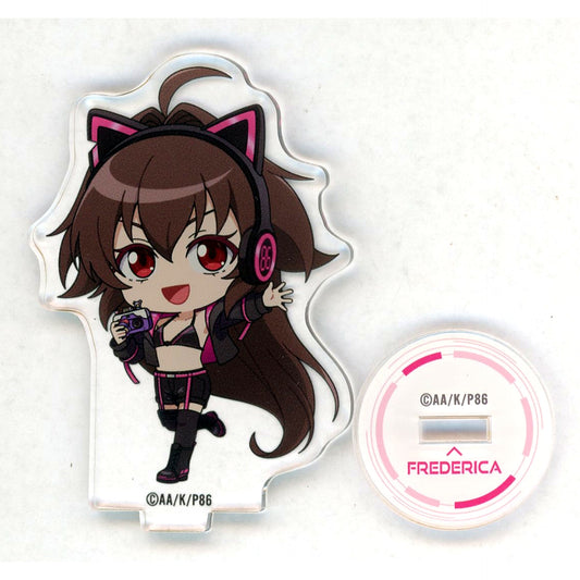 Frederica Rosenfort 86 Eighty-Six x Collabo Cafe Honpo Blanc 2025 Trading Chibi Character Acrylic Stand [USED]