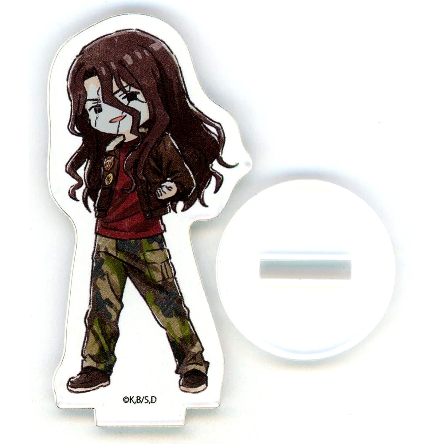 Tsukasa Shishio Dr.STONE POP UP STORE GraffArt Illustration Acrylic Petit Stand No.18 Flight Jacket Ver. [USED]