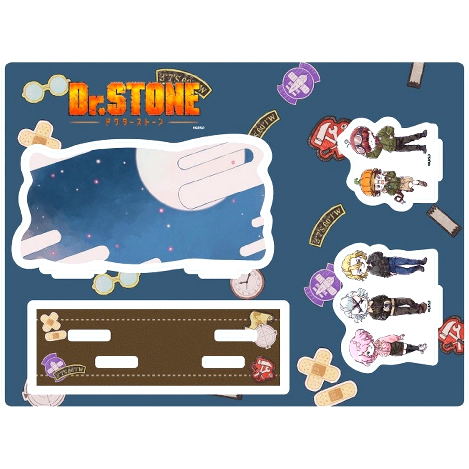 03. Design B Flight Jacket Version - GraffArt Illustration Acrylic Diorama Dr.STONE POP UP STORE [USED]