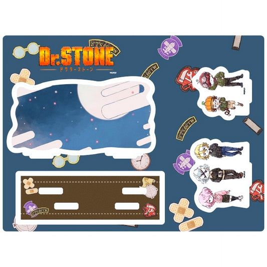 03. Design B Flight Jacket Version - GraffArt Illustration Acrylic Diorama Dr.STONE POP UP STORE [USED]