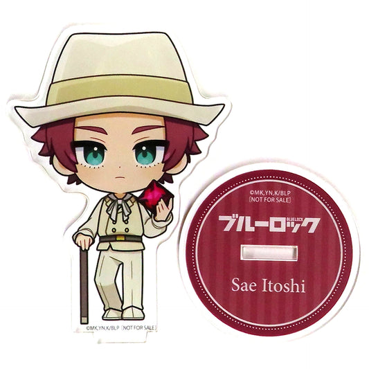 Sae Itoshi White Suit Blue Lock Acrylic Stand Animate Reward [USED]