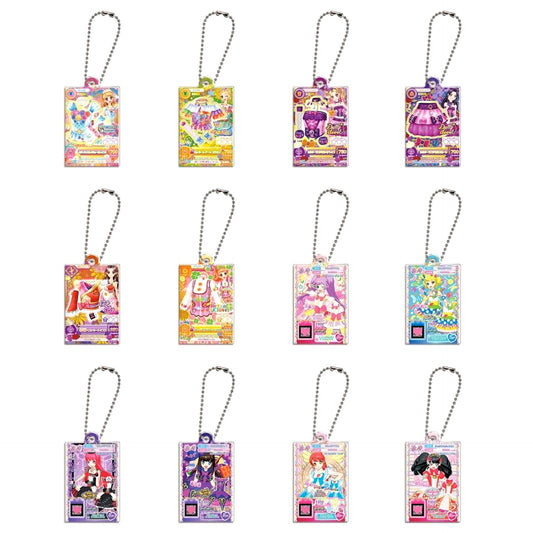 Set of 12 Aikatsu! x PriPara Daredemo Acrylic Charm 1 [USED]