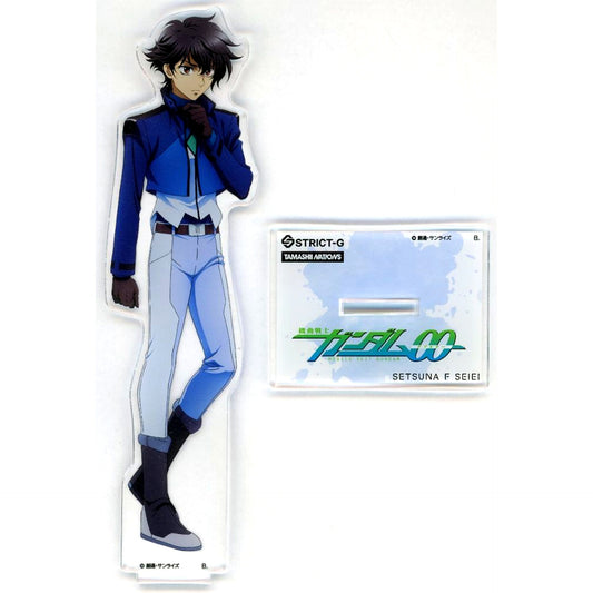 Setsuna F. Seiei Mobile Suit Gundam Series Acrylic Stand STRICT-G x TAMASHII NATIONS [USED]