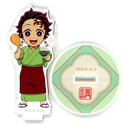 Tanjiro Kamado Deformed Acrylic Stand Demon Slayer: Kimetsu no Yaiba Pop-up Shop Kimetsu Dining [USED]