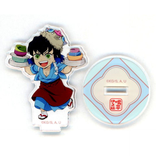 Inosuke Hashibira Deformed Acrylic Stand Demon Slayer: Kimetsu no Yaiba Pop-Up Shop Kimetsu Shokudo [USED]