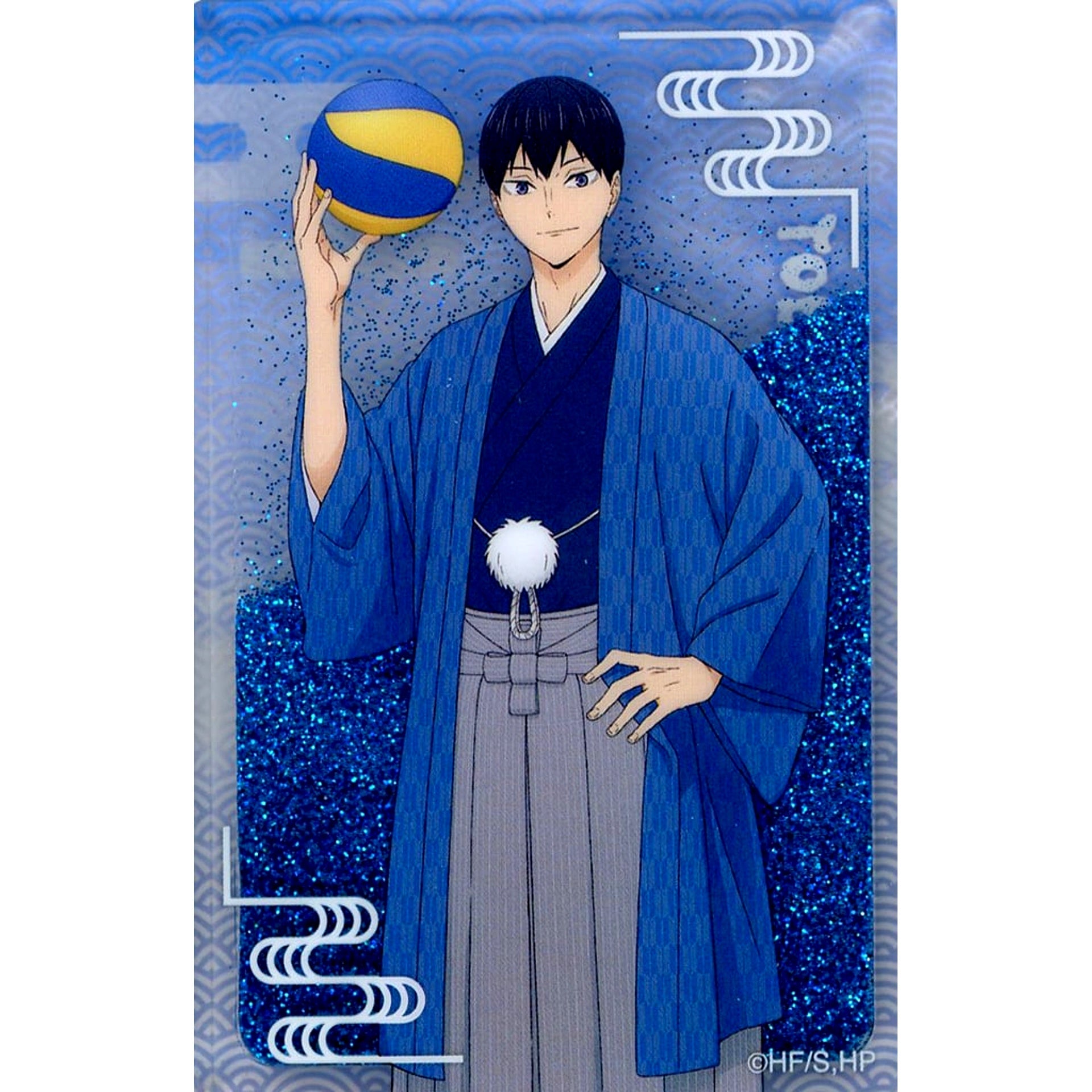 Tobio Kageyama TaS10th Ver. Newly Drawn Glitter Acrylic Block Haikyu!! TOHO animation STORE 10th Anniversary Branch in Marui Goods [USED]