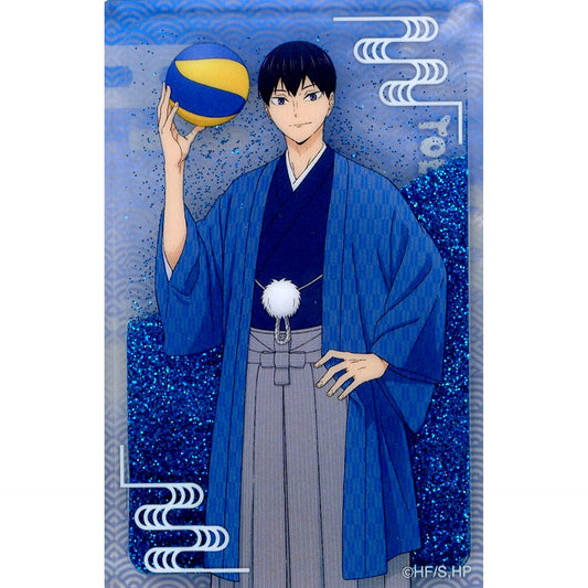 Tobio Kageyama TaS10th Ver. Newly Drawn Glitter Acrylic Block Haikyu!! TOHO animation STORE 10th Anniversary Branch in Marui Goods [USED]