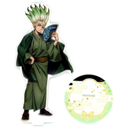 Senku Ishigami Dr.STONE TaS10th Ver. Illustration Acrylic Stand TOHO animation STORE 10th Anniversary Branch in Marui [USED]