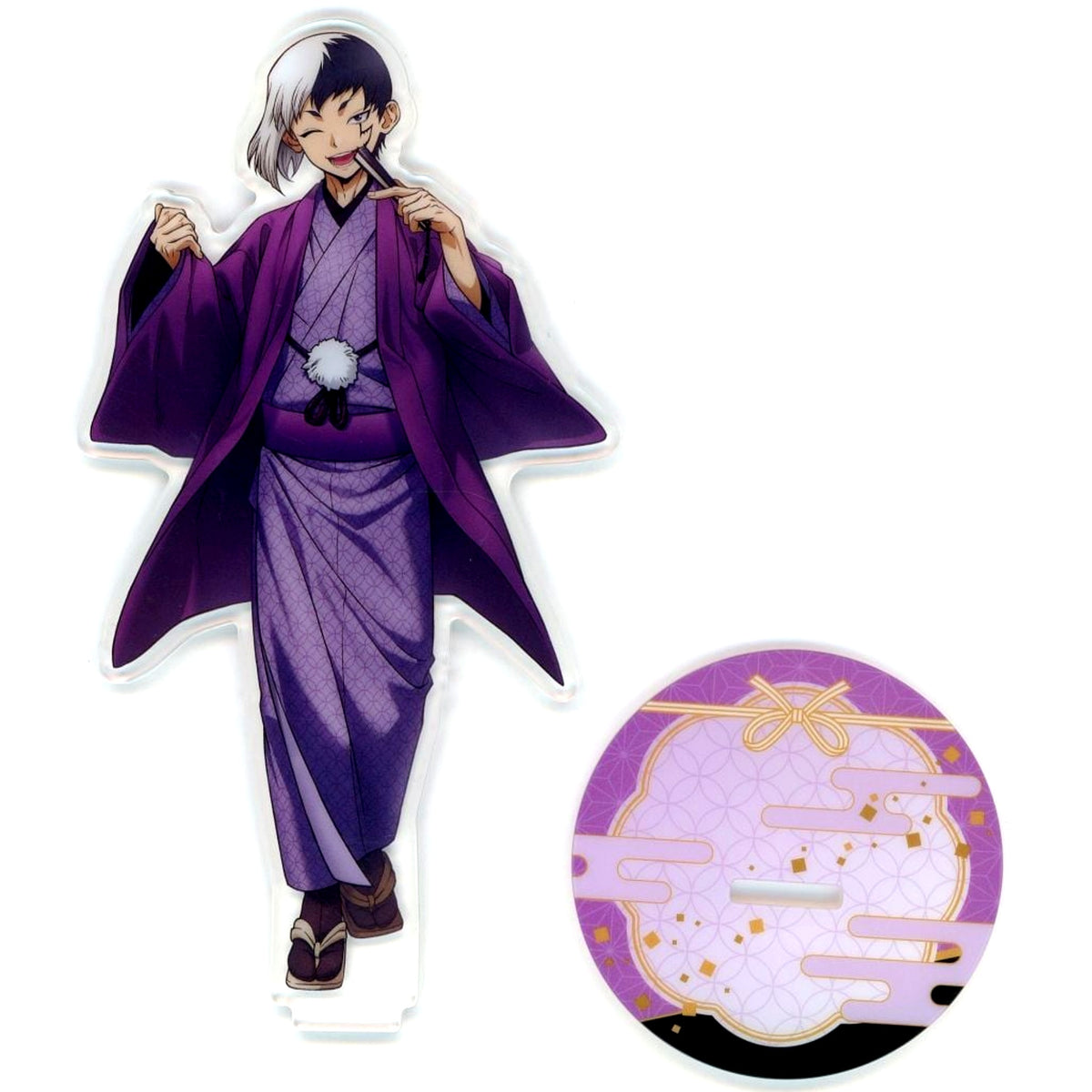 Gen Asagiri Dr.STONE TaS10th Ver. Illustration Acrylic Stand TOHO animation STORE 10th Anniversary Branch in Marui [USED]