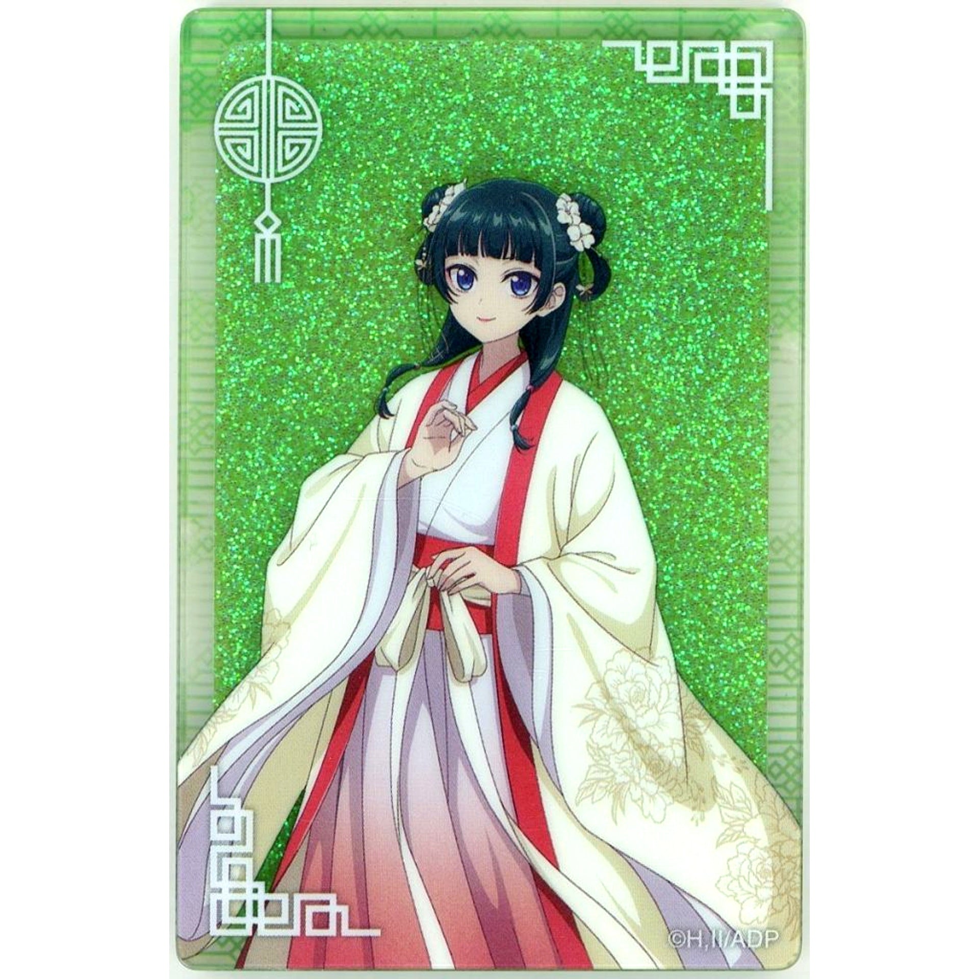 Maomao TaS10th Ver. The Apothecary Diaries Illustration Glitter Acrylic Block TOHO animation STORE 10th Anniversary Branch in Marui Goods [USED]