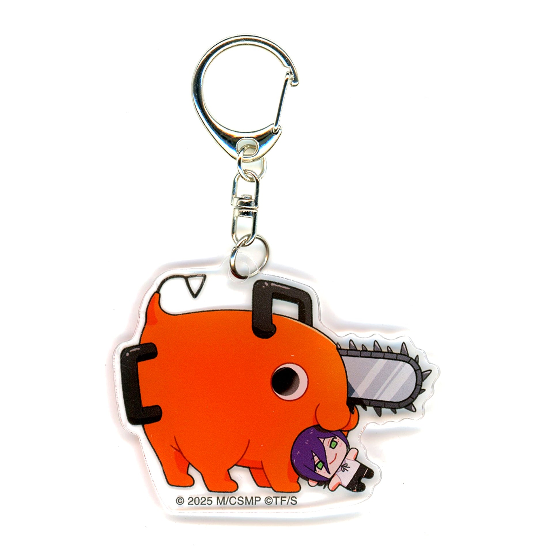Pochita & Reze Chainsaw Man The Movie: Reze Arc Trading Acrylic Keychain Mottekuteku [USED]