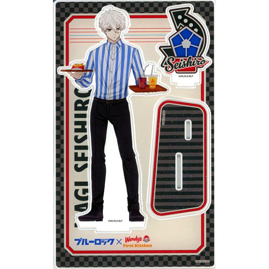 Seishiro Nagi BIG Acrylic Stand Figure Blue Lock x Wendy's First Kitchen [USED]