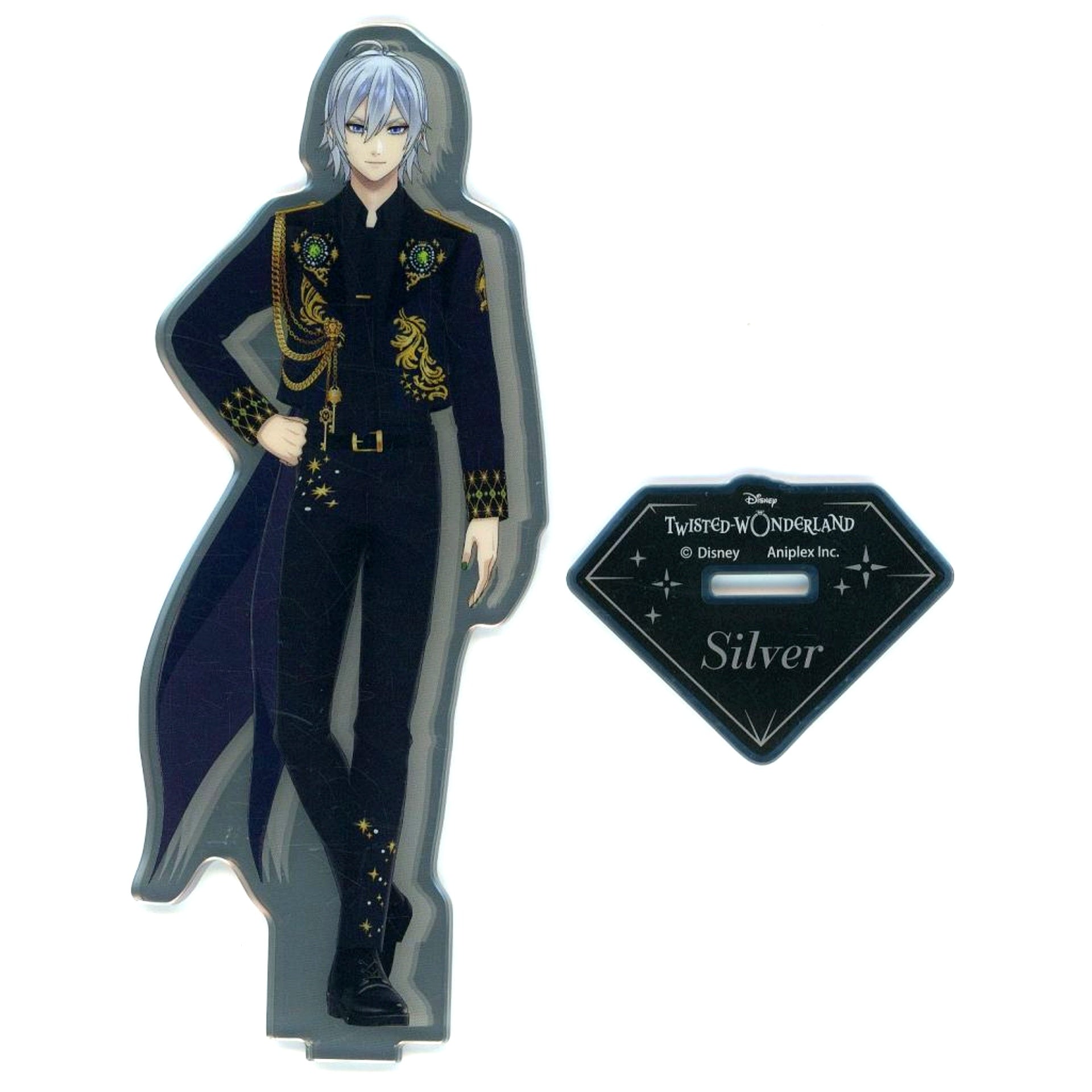 Silver Disney Twisted-Wonderland 3D Magical Live -Blazing Jewel- Mirror Acrylic Stand [USED]