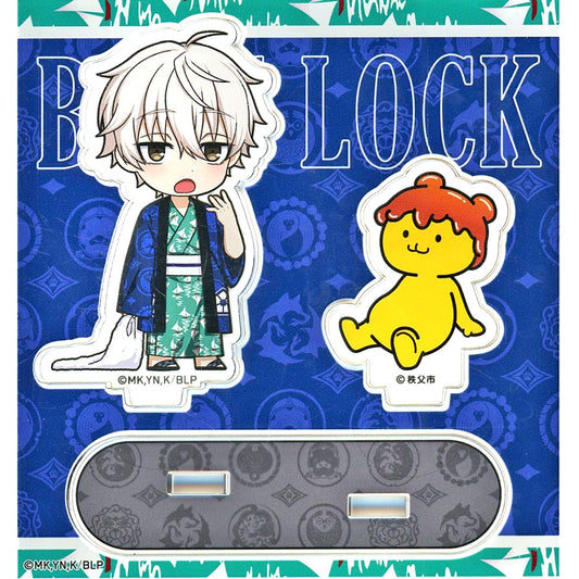 Seishiro Nagi Acrylic Stand with Pote-kuma-kun Blue Lock Collabo Event Shukuyusai Matsuri no Yu Egoi Tabi [USED]