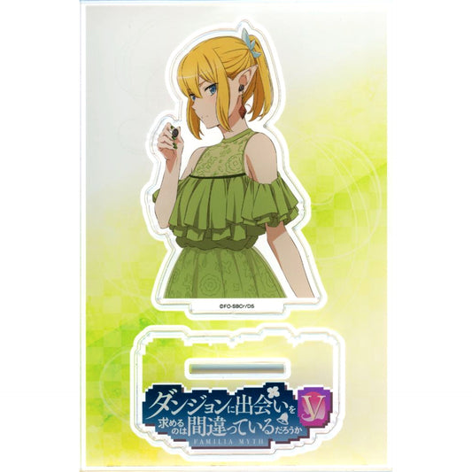Ryu Lion 2nd Illustration Acrylic Stand Is It Wrong to Try to Pick Up Girls in a Dungeon? x ONKYO [USED]