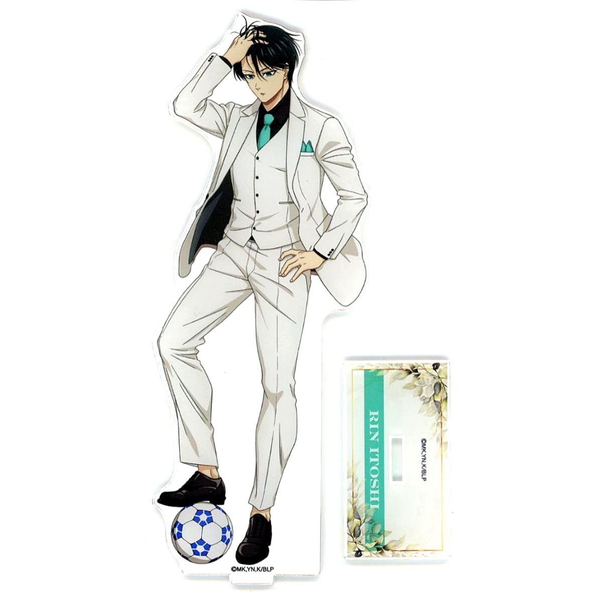 Rin Itoshi Blue Lock Original Illustration Suit Model ver. 2nd Release Big Acrylic Stand [USED]