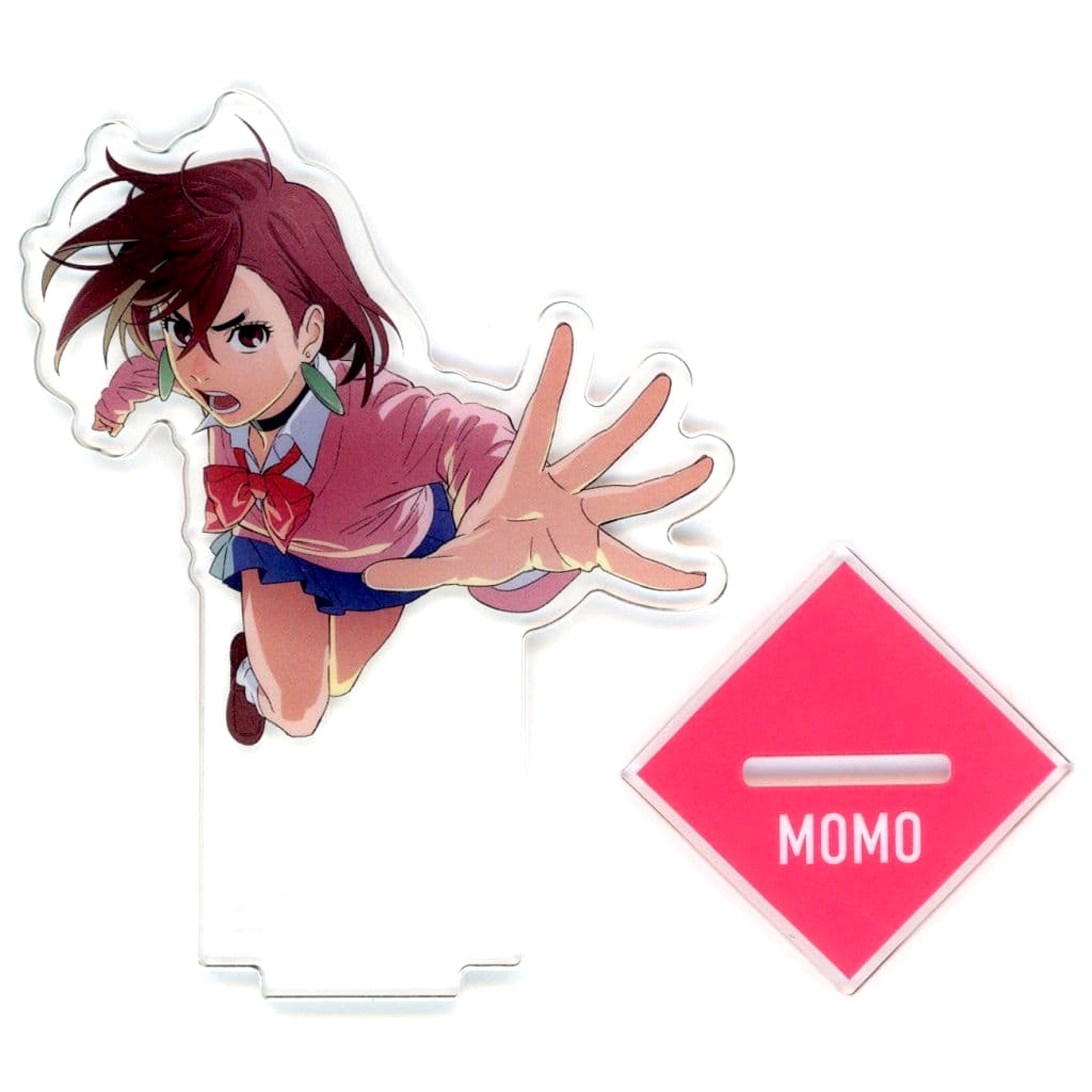 Dandadan Momo Ayase Ichiban Kuji Overwhelming Horror, Sudden Assault! Acrylic Stand Prize E [USED]