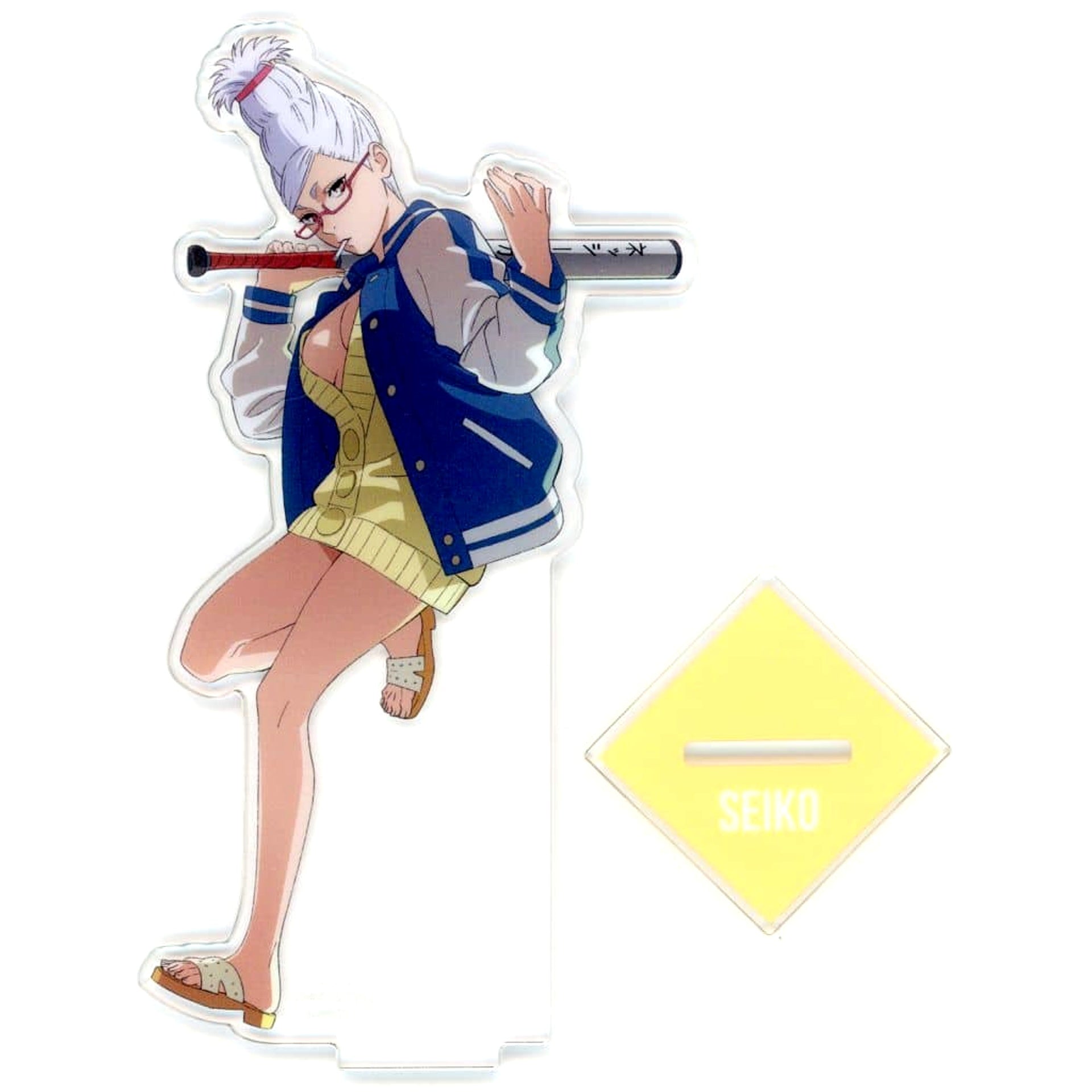 Dandadan Seiko Ayase Ichiban Kuji Overwhelming Horror, Sudden Assault! Acrylic Stand Prize E [USED]