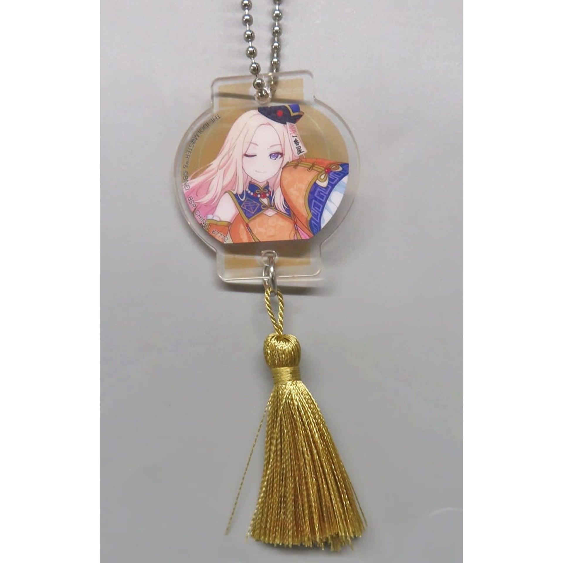 Gakuen iDOLM@STER Sena Juo Ichiban Kuji Part 3 Acrylic Charm with Tassel Prize E [USED]