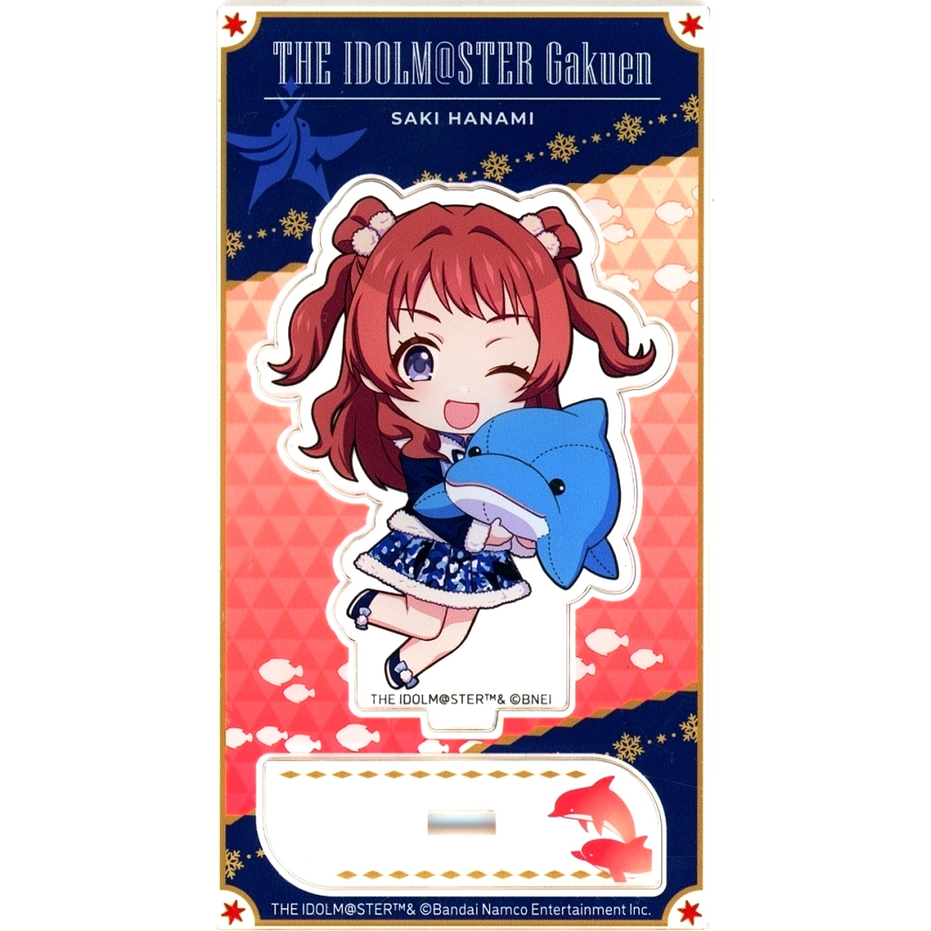Saki Hanami Gakuen Idolmaster Mini Chara Acrylic Stand Yokohama Hakkeijima Sea Paradise Hatsuboshi Paradise [USED]