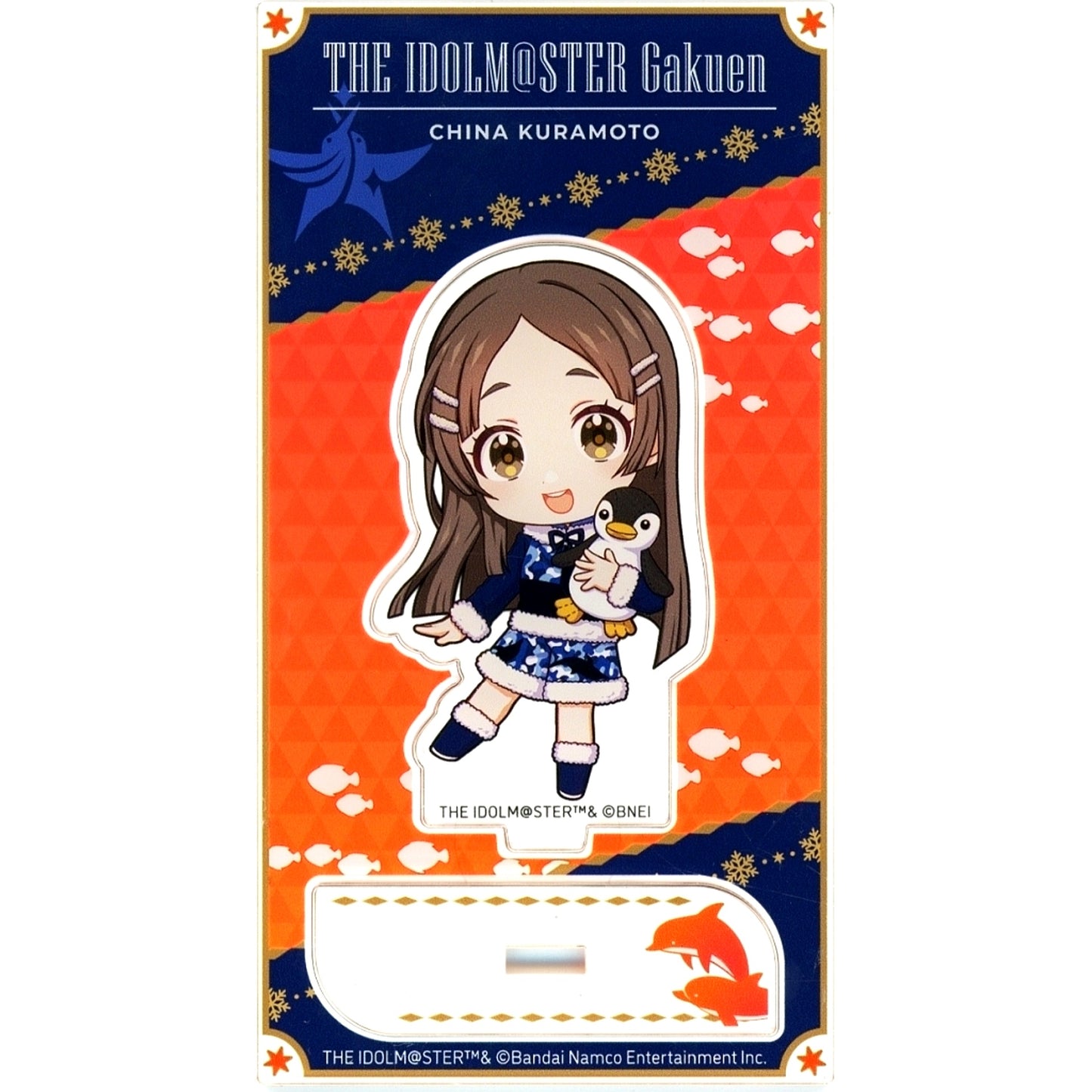 China Kuramoto Gakuen Idolmaster Mini Chara Acrylic Stand Yokohama Hakkeijima Sea Paradise Hatsuboshi Paradise [USED]