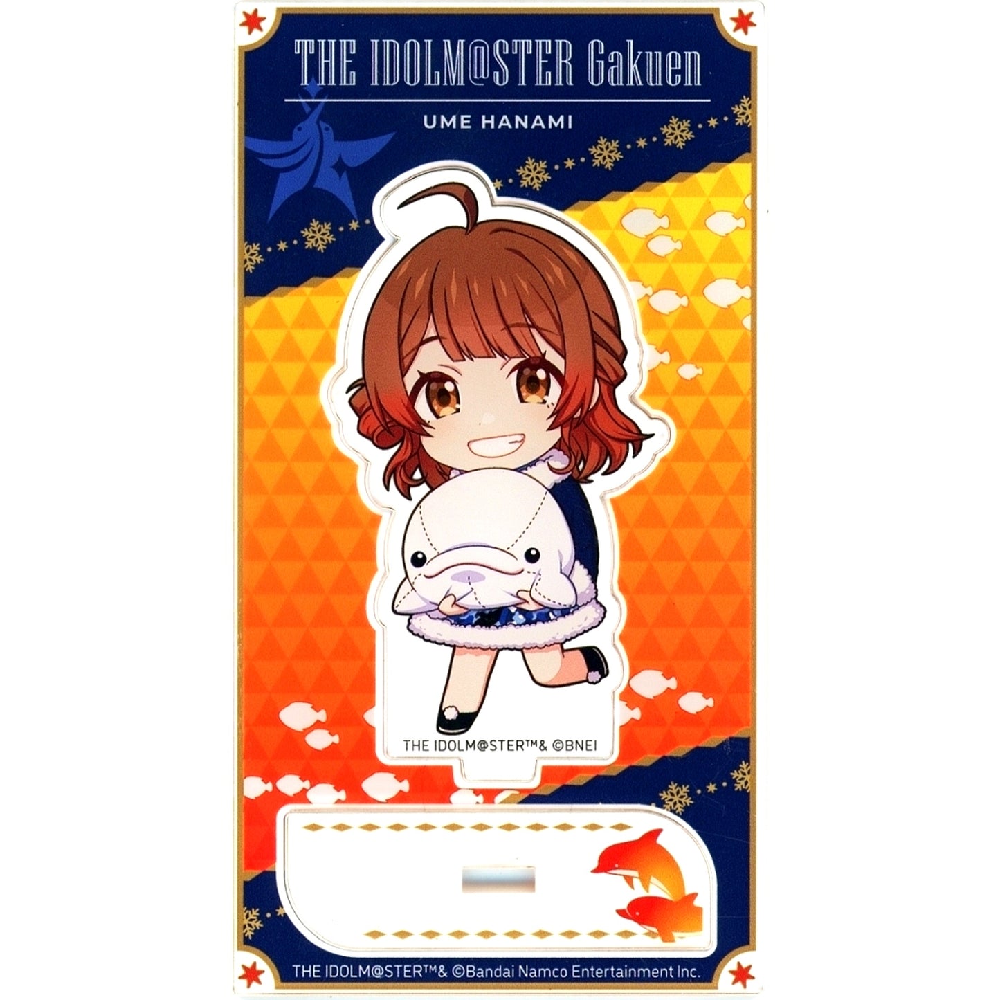 Ume Hanami Gakuen Idolmaster Mini Chara Acrylic Stand Yokohama Hakkeijima Sea Paradise Hatsuboshi Paradise [USED]