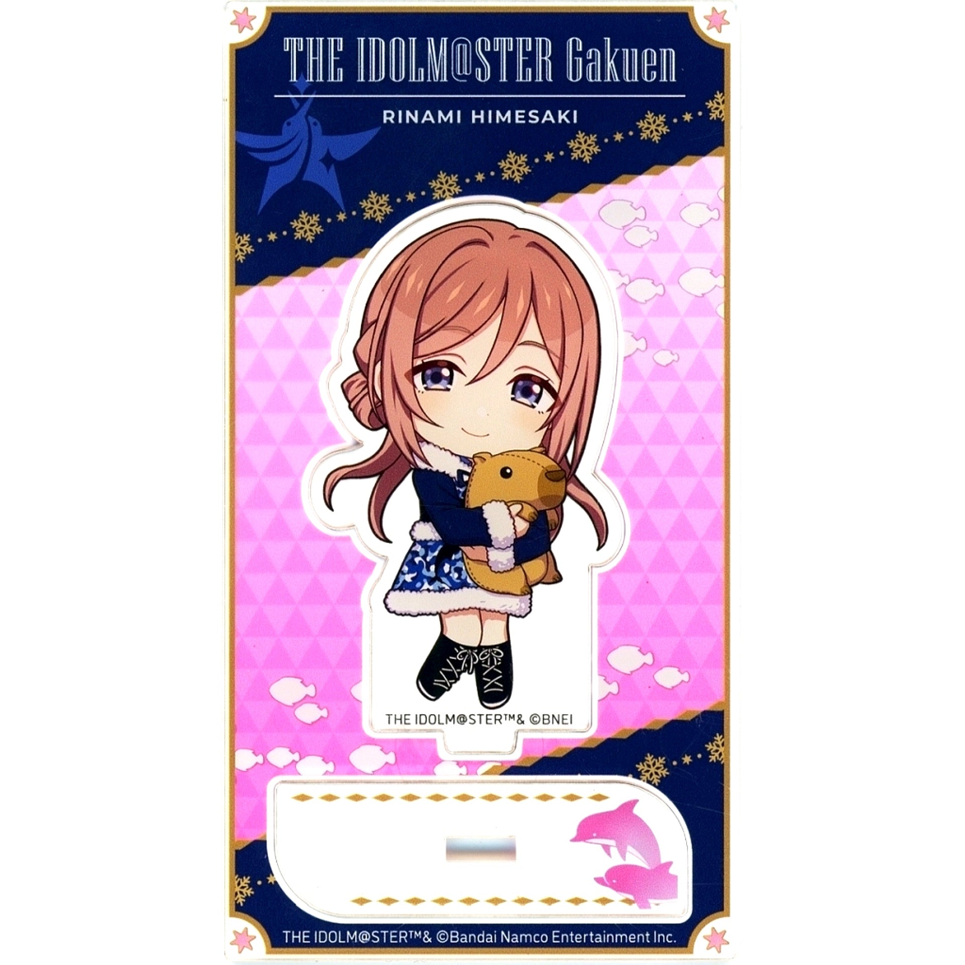 Rinami Himesaki Gakuen Idolmaster Mini Chara Acrylic Stand Yokohama Hakkeijima Sea Paradise Hatsuboshi Paradise [USED]