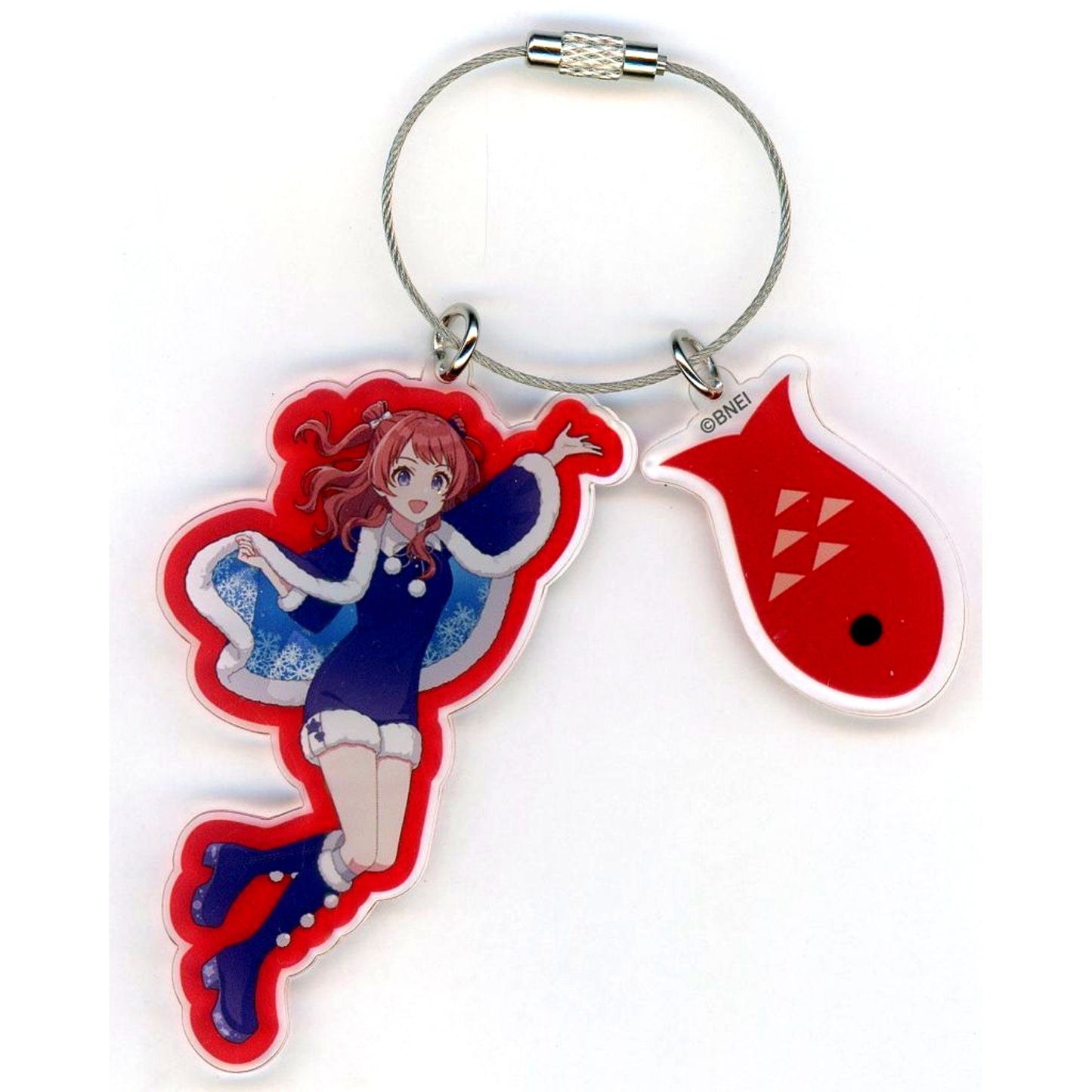 Saki Hanami Gakuen Idolmaster Acrylic Keychain Yokohama Hakkeijima Sea Paradise Hatsuboshi Paradise [USED]