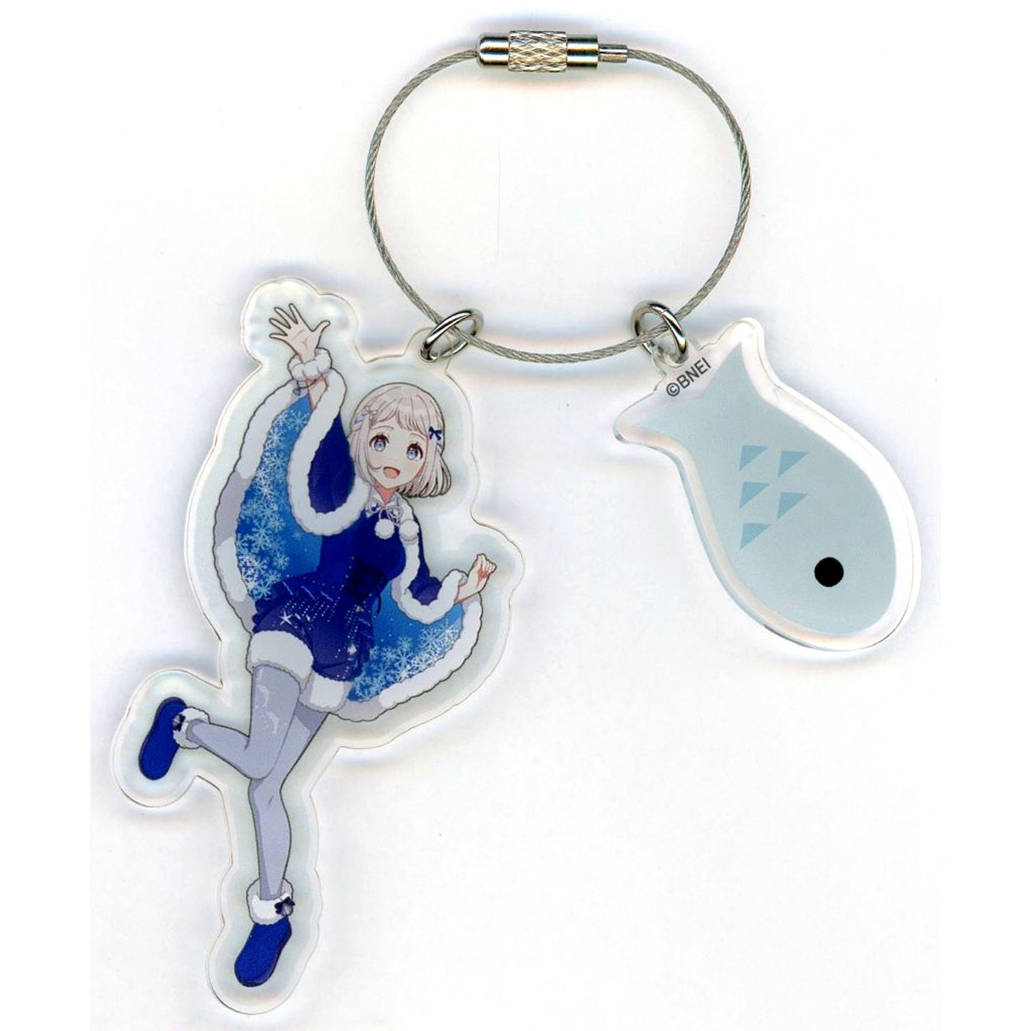 Lilja Katsuragi Gakuen Idolmaster Acrylic Keychain Yokohama Hakkeijima Sea Paradise Hatsuboshi Paradise [USED]