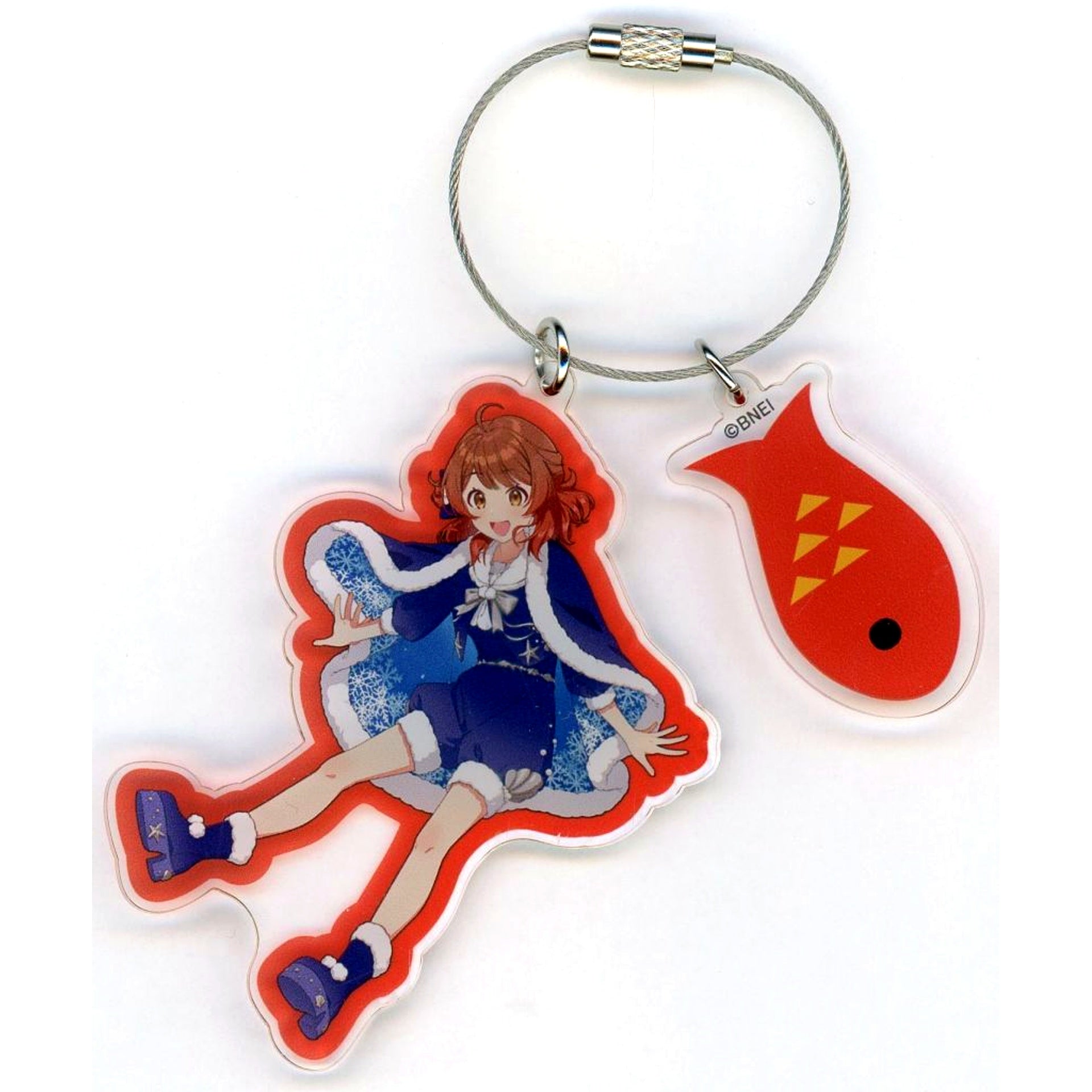 Ume Hanami Gakuen Idolmaster Acrylic Keychain Yokohama Hakkeijima Sea Paradise Hatsuboshi Paradise [USED]