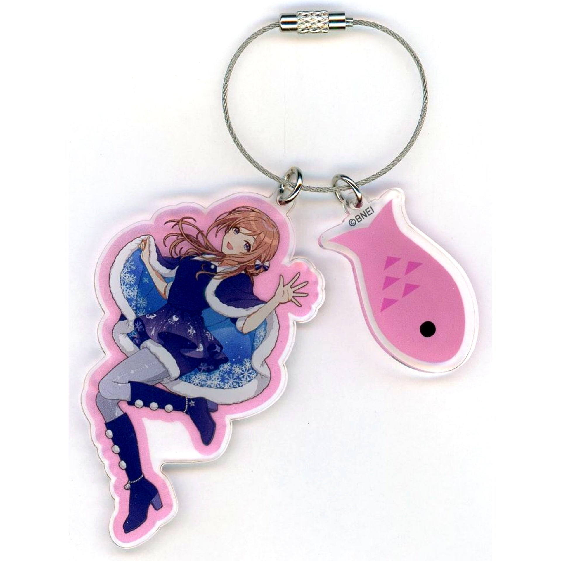 Rina Himezaki Gakuen Idolmaster Acrylic Keychain Yokohama Hakkeijima Sea Paradise Hatsuboshi Paradise [USED]