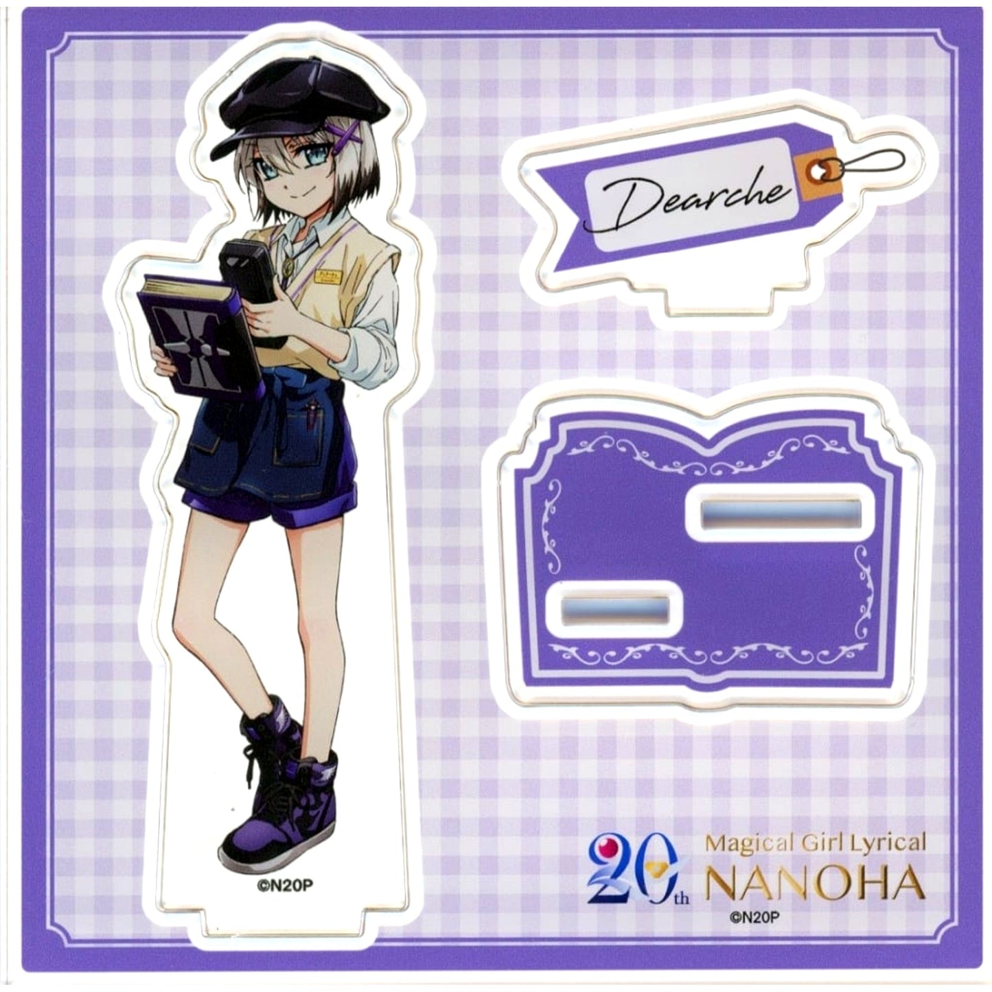 Lord Dearche Acrylic Stand Plate Magical Girl Lyrical Nanoha Series TSUTAYA POP UP SHOP [USED]