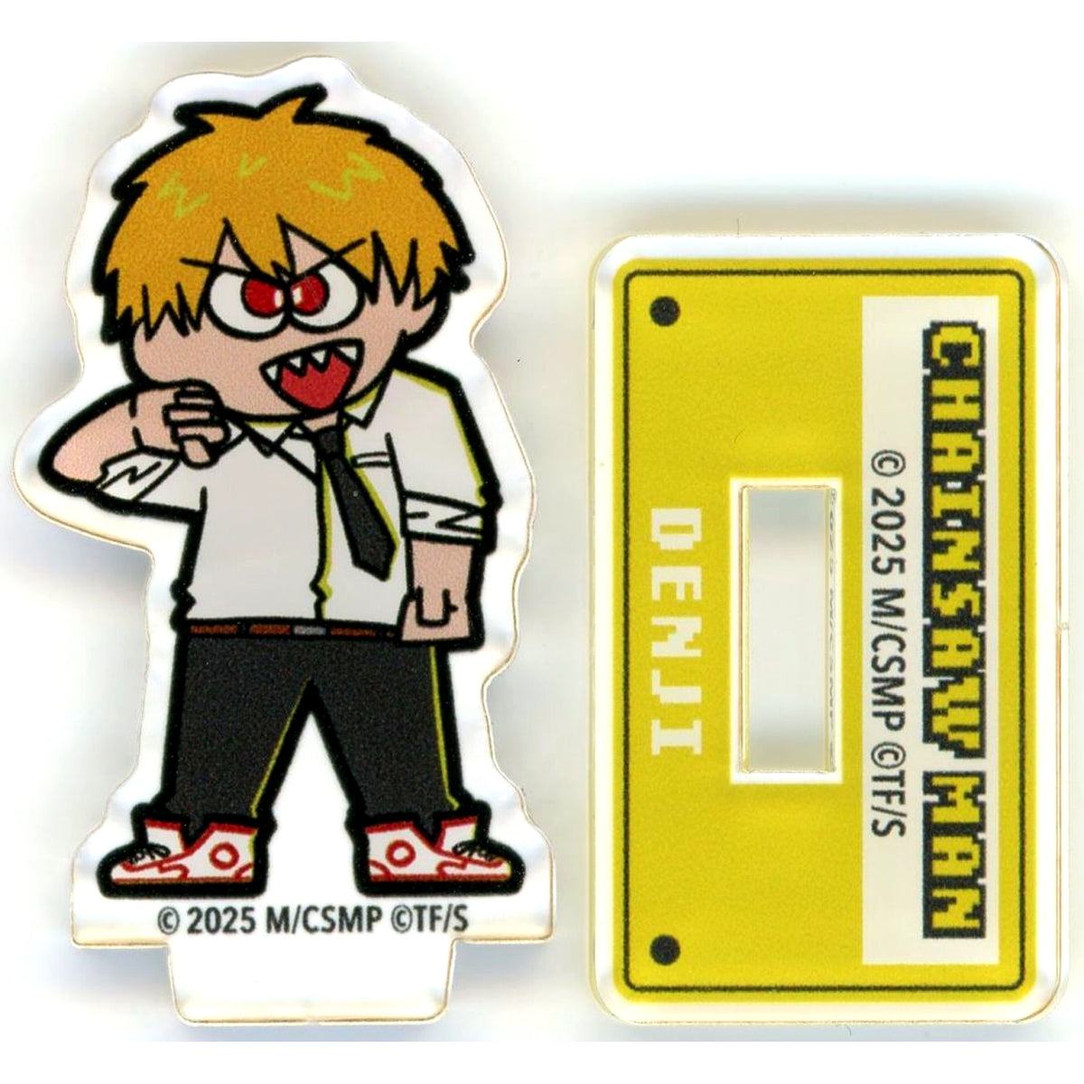 Denji Chainsaw Man The Movie: Reze Arc Retro Game Trading Mini Acrylic Stand [USED]