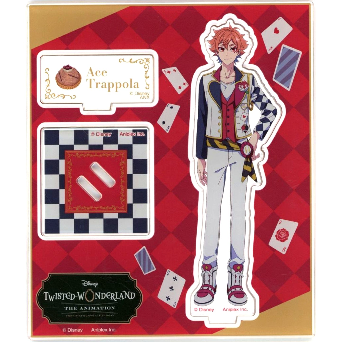 Ace Trappola Acrylic Stand Disney Twisted-Wonderland The Animation [USED]