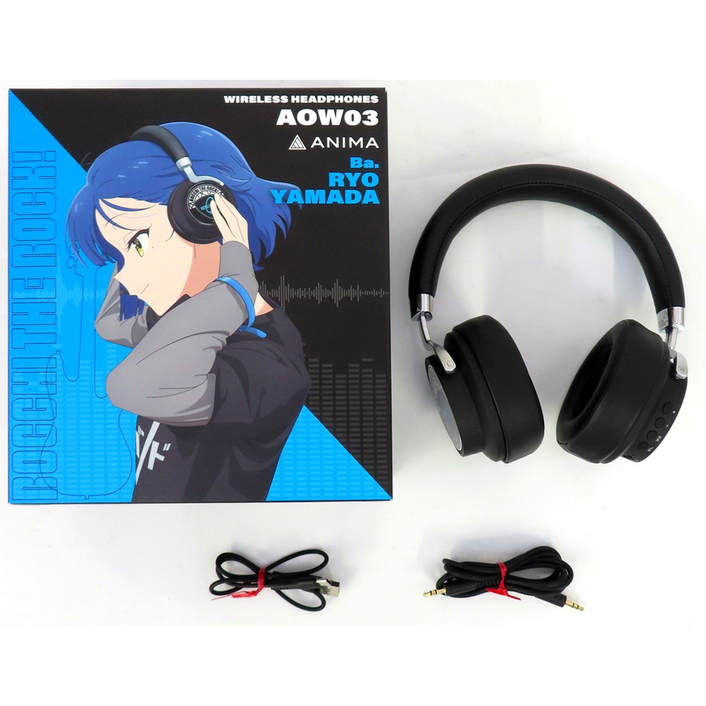 Ryo Yamada Model Wireless Over-Ear Headphones ANIMA AOW03 Bocchi the Rock x ONKYO [USED]
