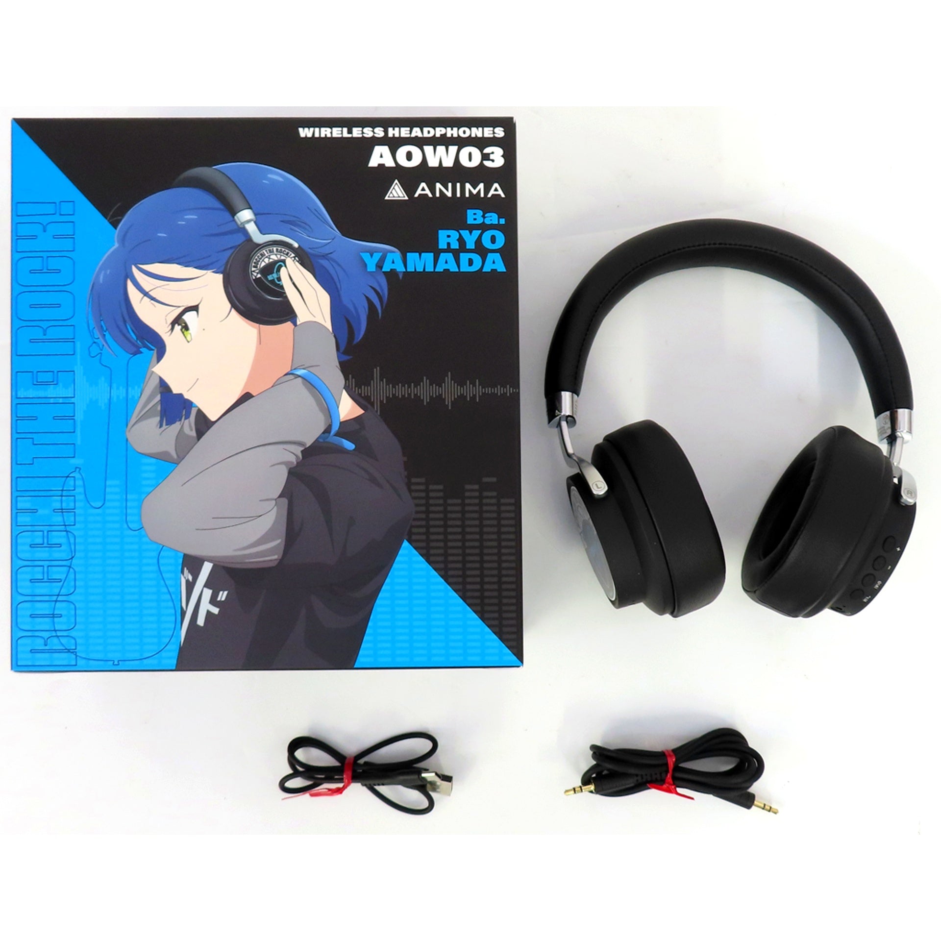 Ryo Yamada Model Wireless Over-Ear Headphones ANIMA AOW03 Bocchi the Rock x ONKYO [USED]