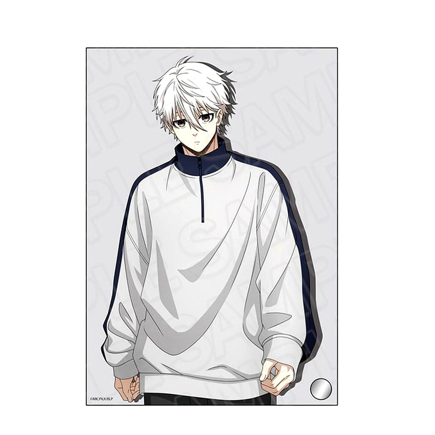 Seishiro Nagi Hologram Mini Acrylic Art casual ver. TV Anime Blue Lock [USED]