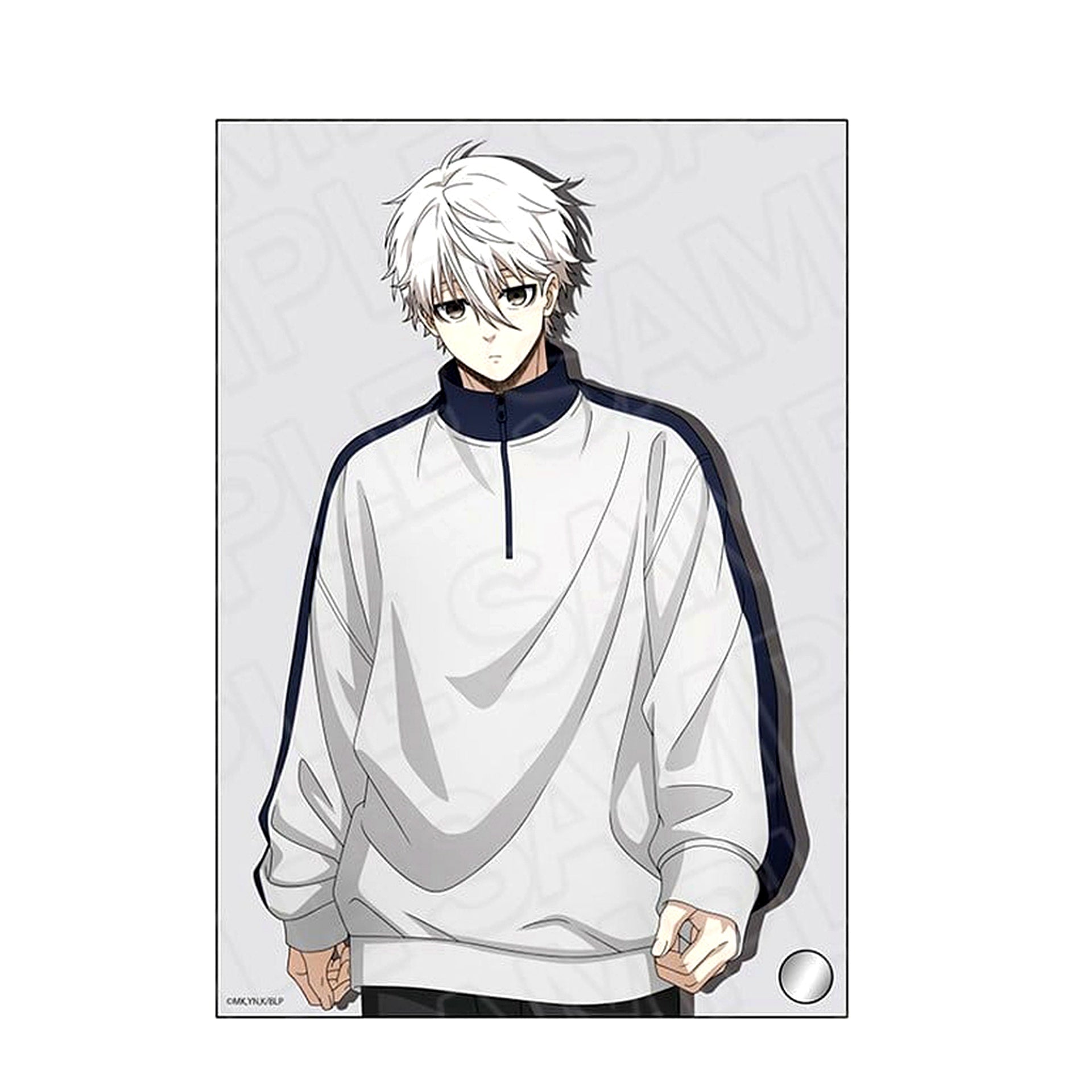 Seishiro Nagi Hologram Mini Acrylic Art casual ver. TV Anime Blue Lock [USED]