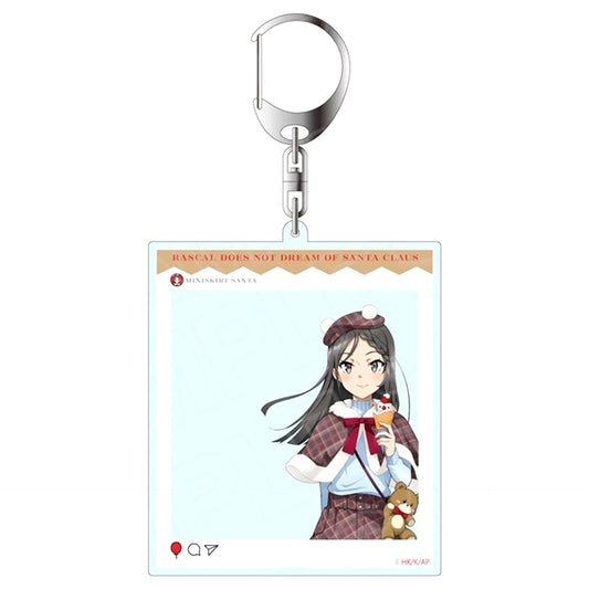 Miniskirt Santa SNS-Style Keychain Amusement Park Ver. TV Anime Rascal Does Not Dream of Santa Claus [USED]