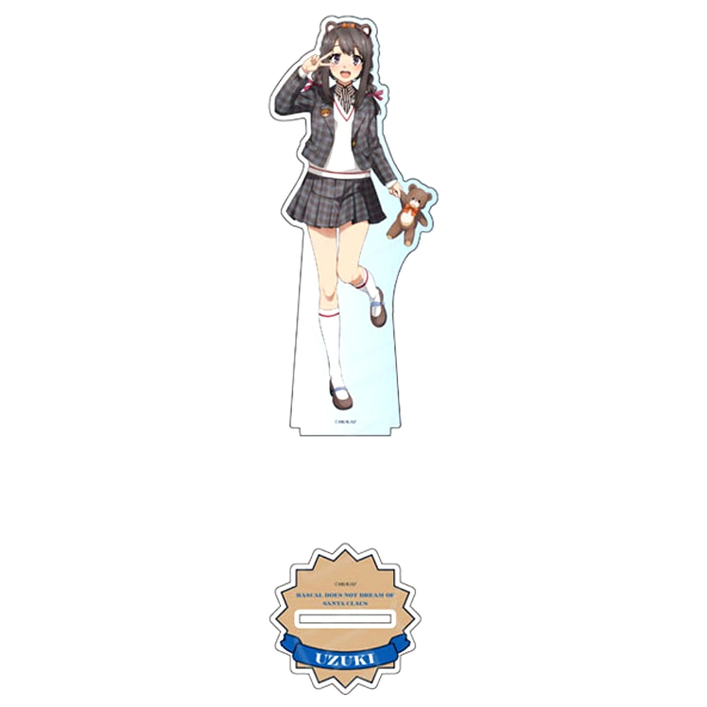 Uzuki Hirokawa Seishun Buta Yarou wa Santa Claus no Yume wo Minai Amusement Park Ver. Huge Acrylic Stand [USED]