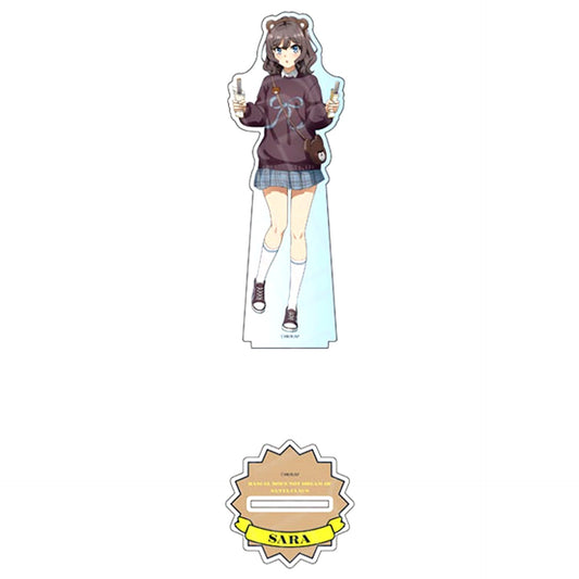 Sara Himeji Big Acrylic Stand Amusement Park Ver. TV Anime Rascal Does Not Dream of Santa Claus [USED]