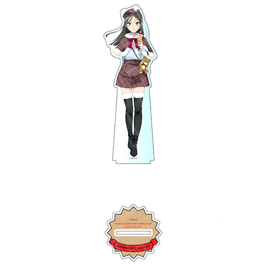Miniskirt Santa Seishun Buta Yarou wa Santa Claus no Yume wo Minai Amusement Park Ver. Huge Acrylic Stand [USED]