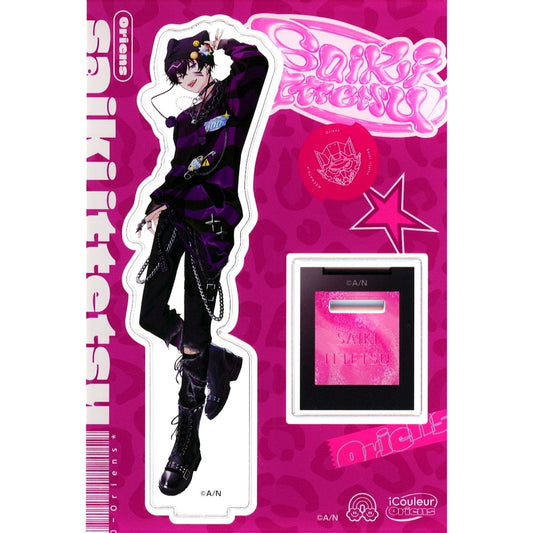 Saiki Ittetsu Virtual YouTuber Nijisanji Acrylic Stand NIJISANJI Oriens x iCouleur [USED]