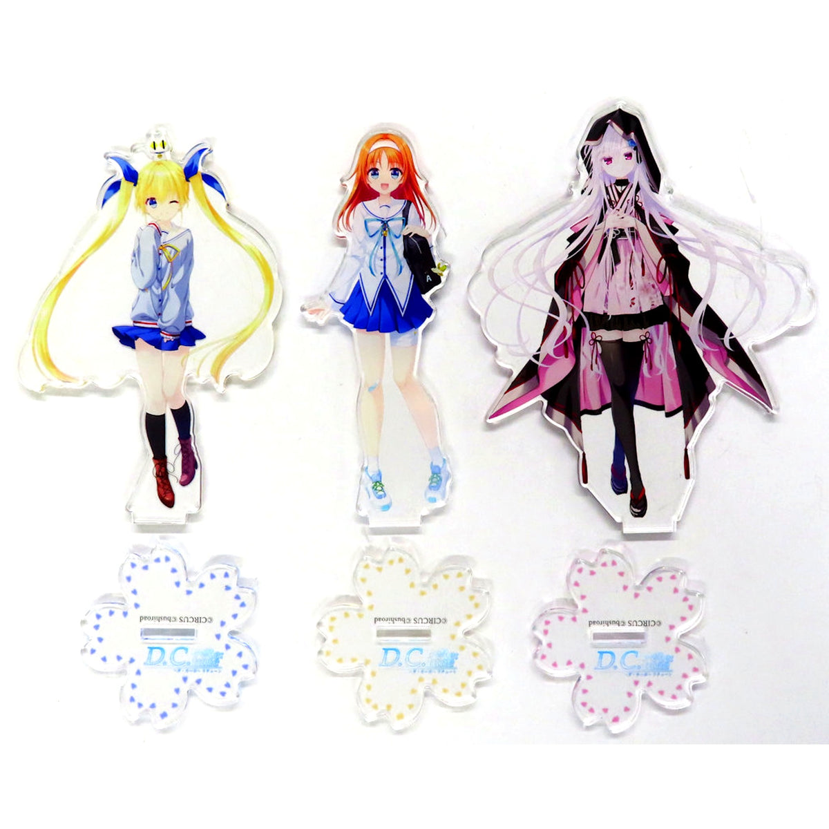 Sakura & Miharu & Kazaki Single Item Switch Software D.C. Re:tune Da Capo Re:tune WonderGOO Limited Set Sakura Bundle Bonus 3 Types Acrylic Figure [USED]