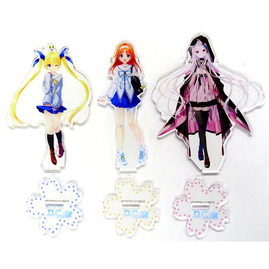 Sakura & Miharu & Kazaki Single Item Switch Software D.C. Re:tune Da Capo Re:tune WonderGOO Limited Set Sakura Bundle Bonus 3 Types Acrylic Figure [USED]
