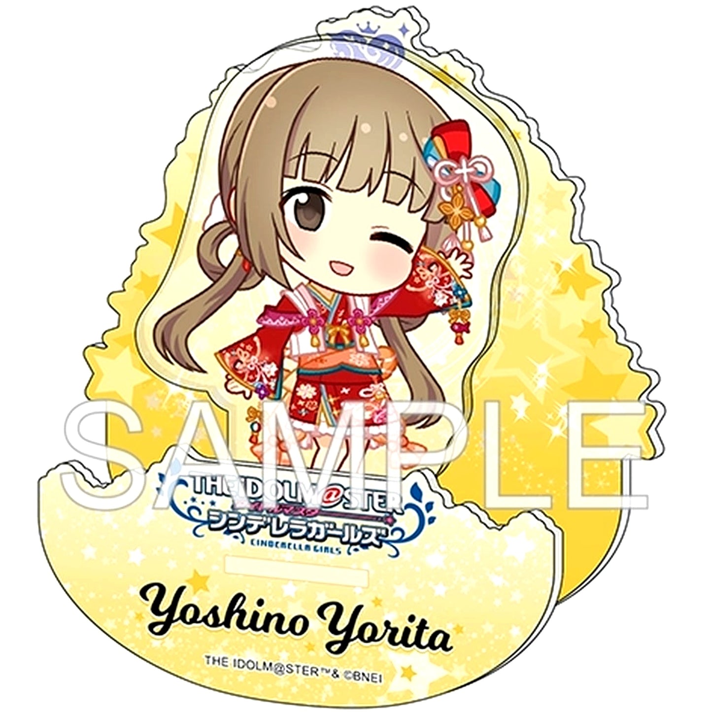 Yoshino Yorita The Idolmaster Cinderella Girls Hanagasumi no Kagirohi + Ver. Swaying Acrylic Petit Derella [USED]