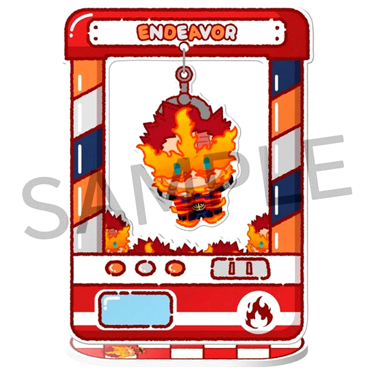 Endeavor My Hero Academia Chara Catcher Acrylic Stand [USED]