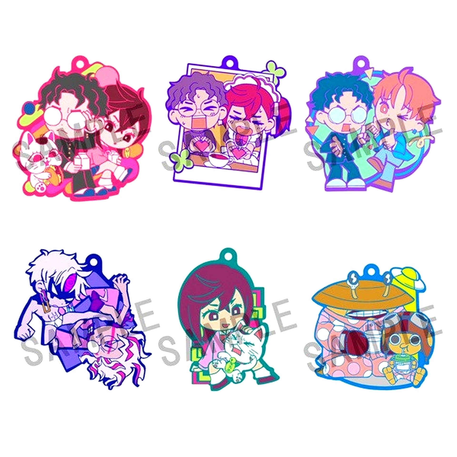 Set of 6 Dandadan Rubber Mascot Buddy Colle Vol. 2 [USED]